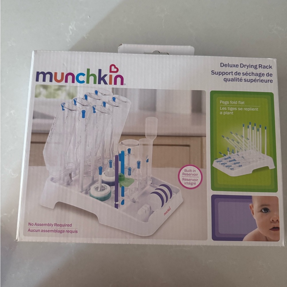 Munchkin Drying Rack - White and Blue